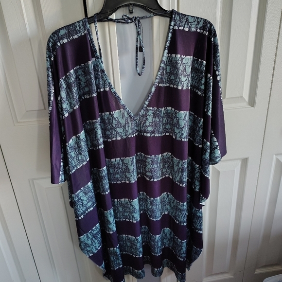 VIX Paula Hermanny Swimsuit Kaftan Coverup L - Picture 8 of 13